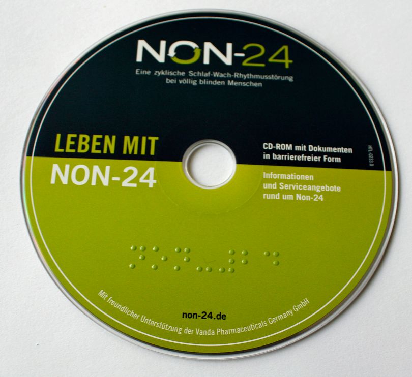 CD "Non 24": Informationen und Serviceangebote rund um die zyklische Schlaf-Wach-Rhythmusstörung