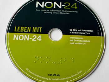 CD "Non 24": Informationen und Serviceangebote rund um die zyklische Schlaf-Wach-Rhythmusstörung