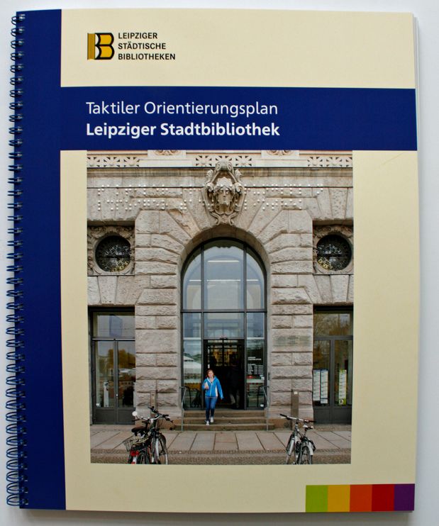 Ringbuch  mit Cover Leipziger Stadtbibliothek