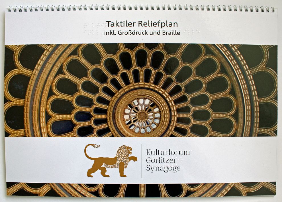 Titelblatt: Kuppelansicht der Synagoge, Text: Kulturforum Görlitzer Synagoge